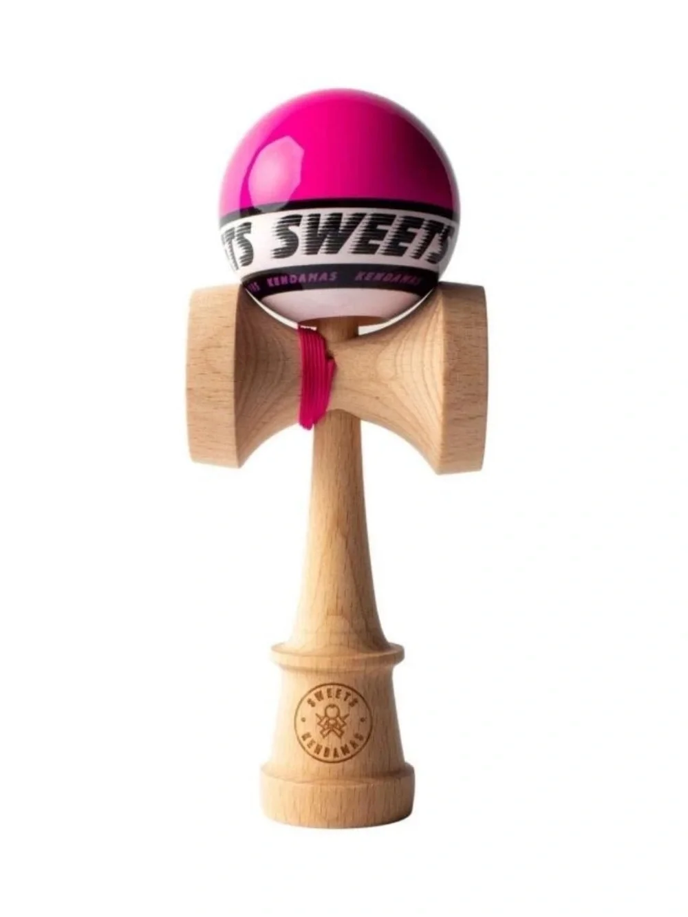 Sweets Kendamas Kendama SWEETS STARTER Pink 16.8cm Beech Wood Ball Game